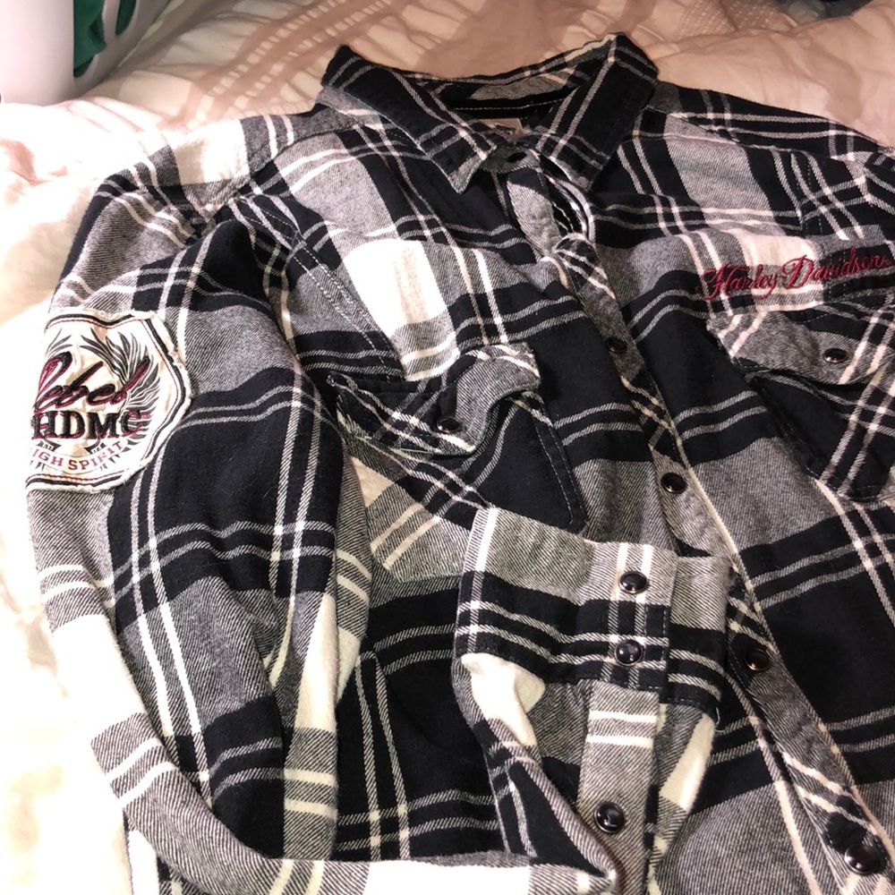 Women’s Harley Davidson flannel!!